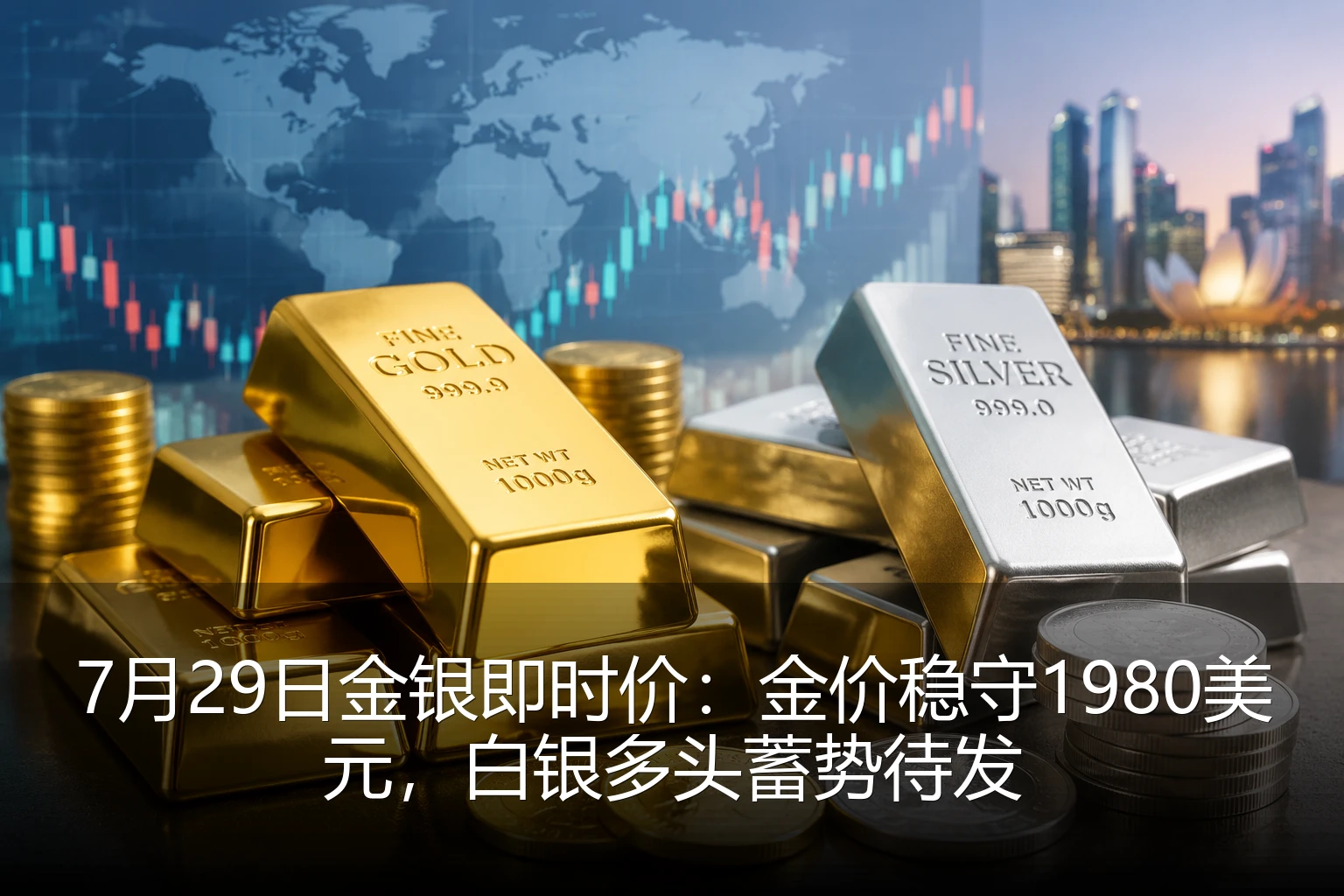 7月29日金银即时价：金价稳守1980美元，白银多头蓄势待发