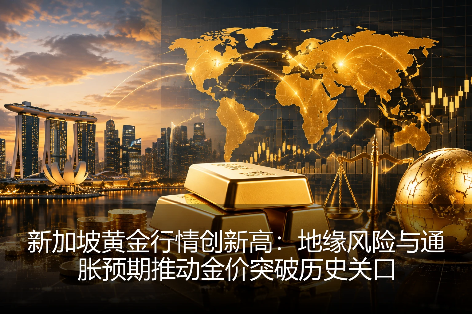 新加坡黄金行情创新高：地缘风险与通胀预期推动金价突破历史关口