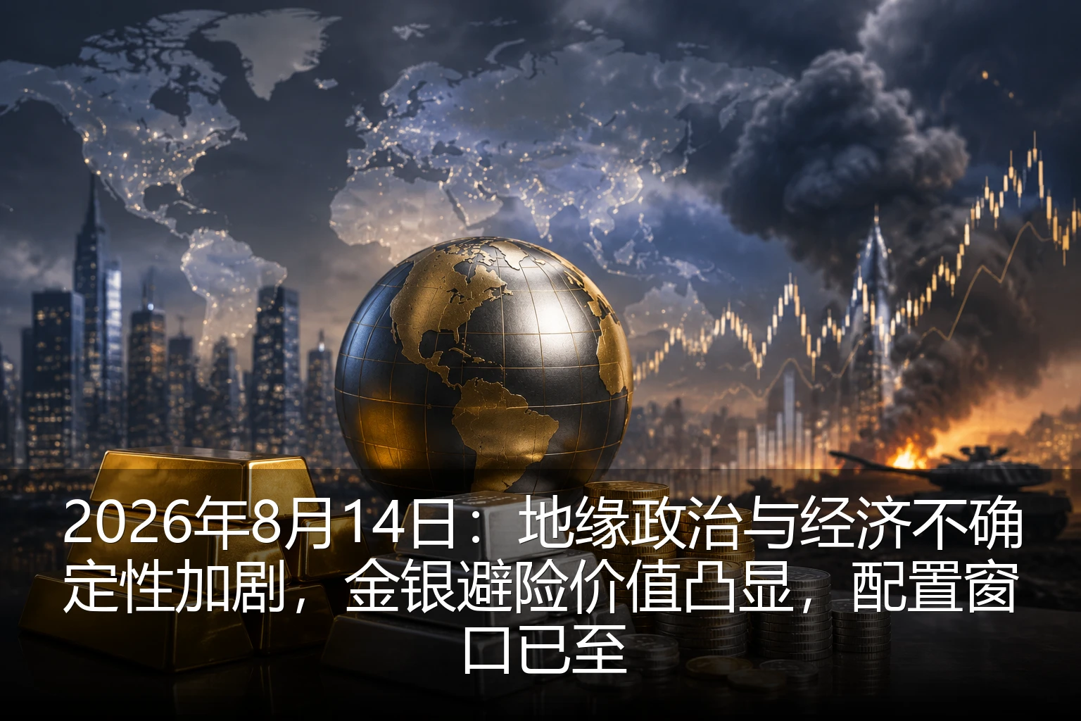 2026年8月14日：地缘政治与经济不确定性加剧，金银避险价值凸显，配置窗口已至